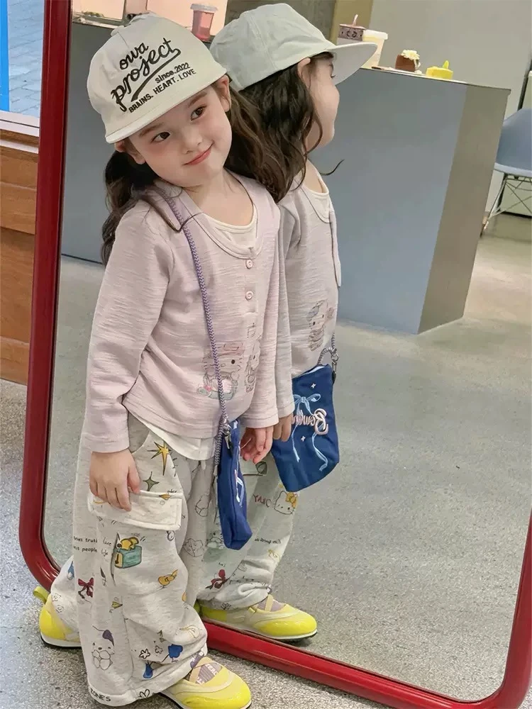 【编号300-500】小七爸1-3岁女宝韩版早秋套装开学穿搭幼园套装集合