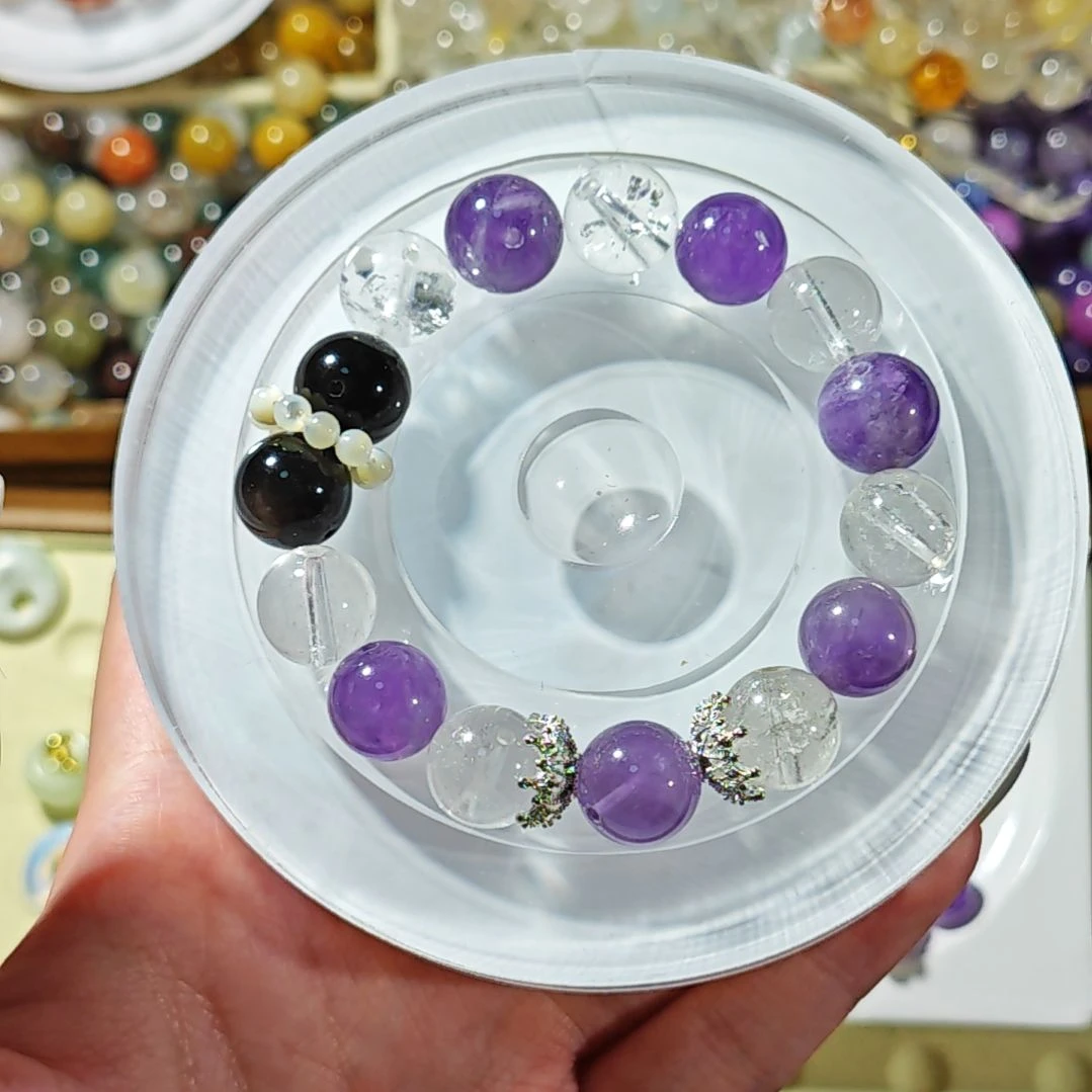 合金珠宝半成品紫晶