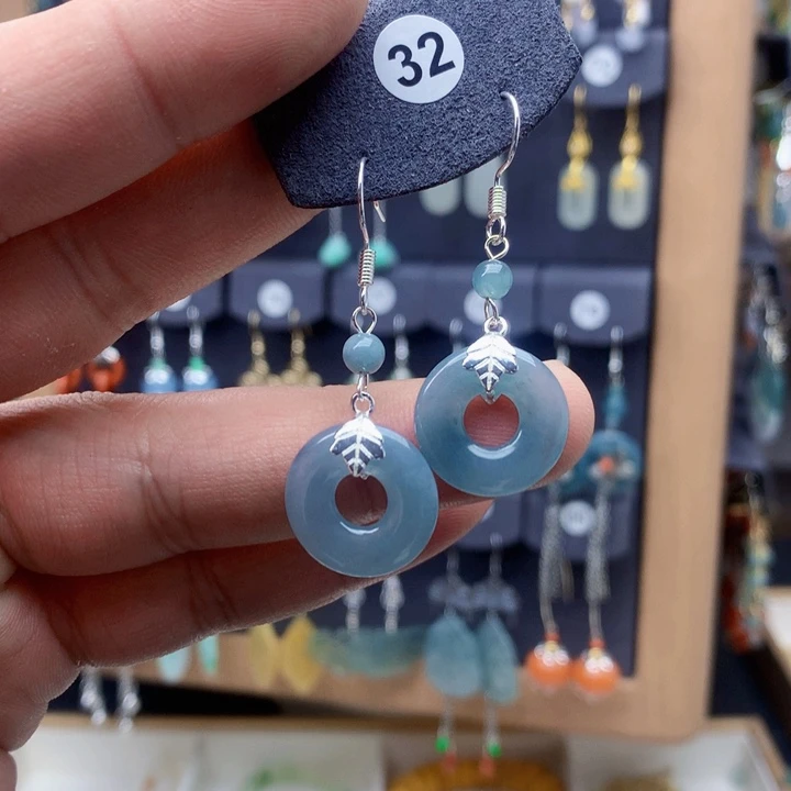 未镶嵌翡翠耳饰耳饰