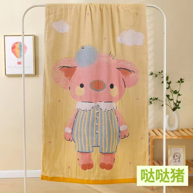 全棉纱布加大浴巾裹巾舒适夏季毯