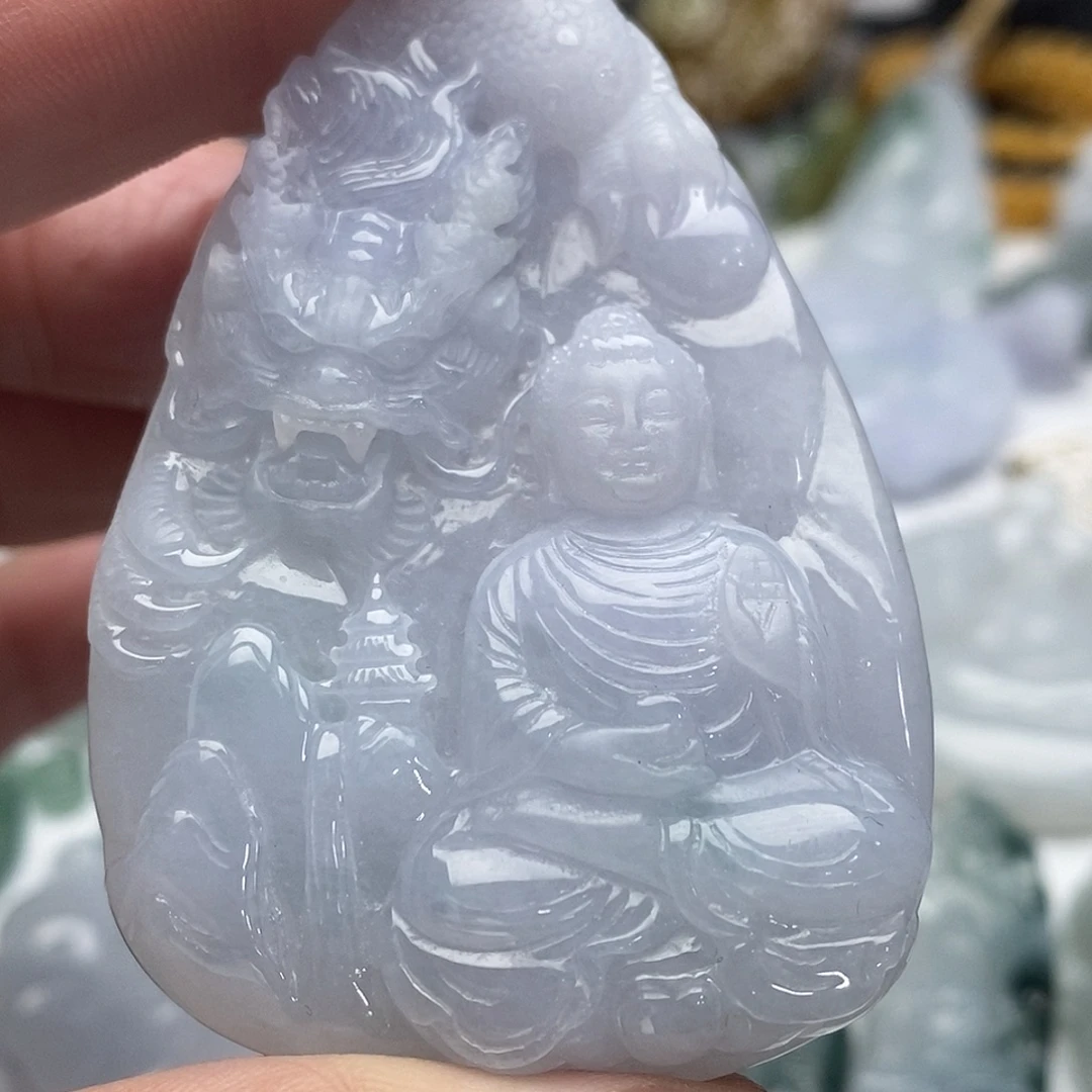 翡翠未镶嵌颈饰12345678