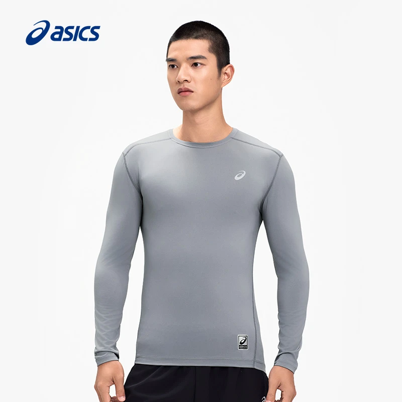 ASICS亚瑟士新款运动健身弹力紧身衣柔软不勒时尚舒适长袖T恤db