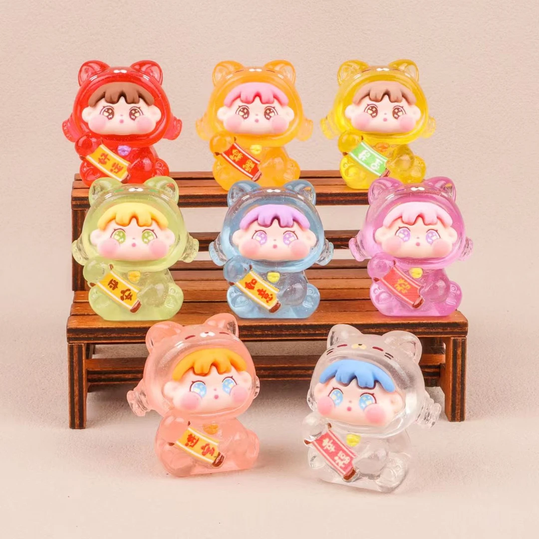 【高透细闪QQ女孩】DIY 摆件