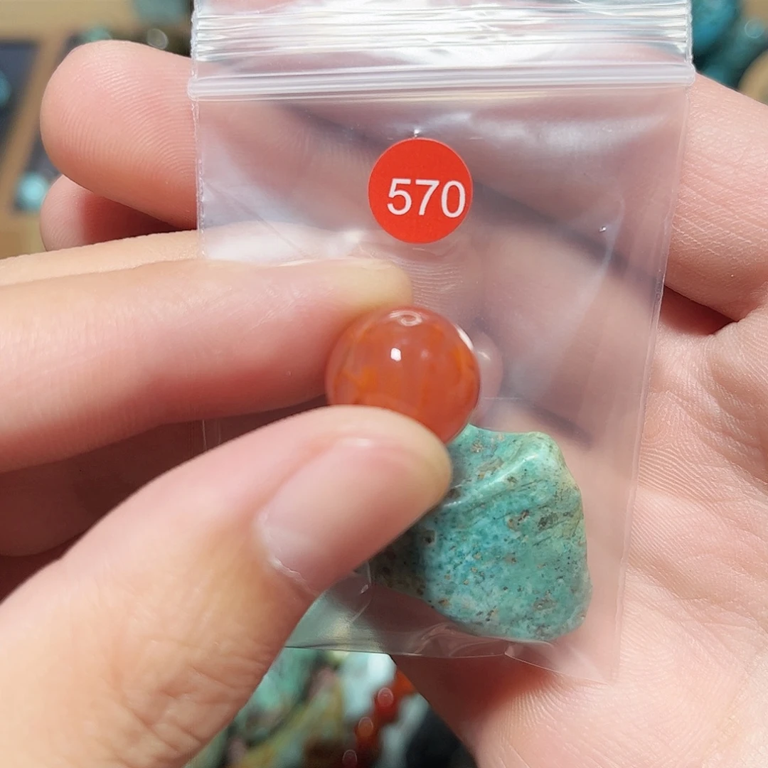 桥****玛瑙/玉髓未镶嵌圆珠桶珠老型手串！！