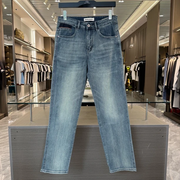 【直筒牛仔裤】838男士直筒宽松休闲时尚潮流蓝牛