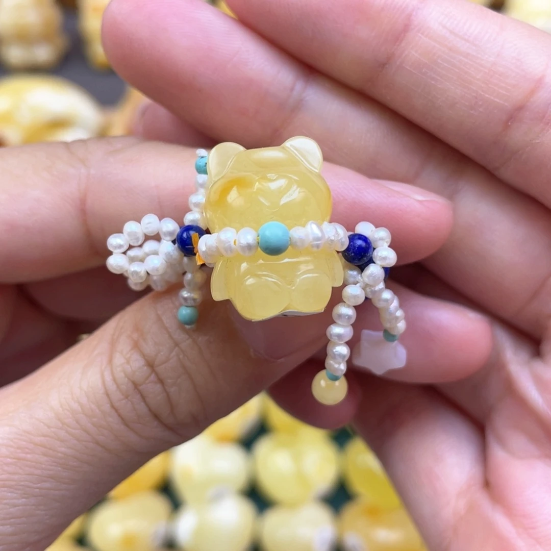 未镶嵌琥珀裸石蜜蜡