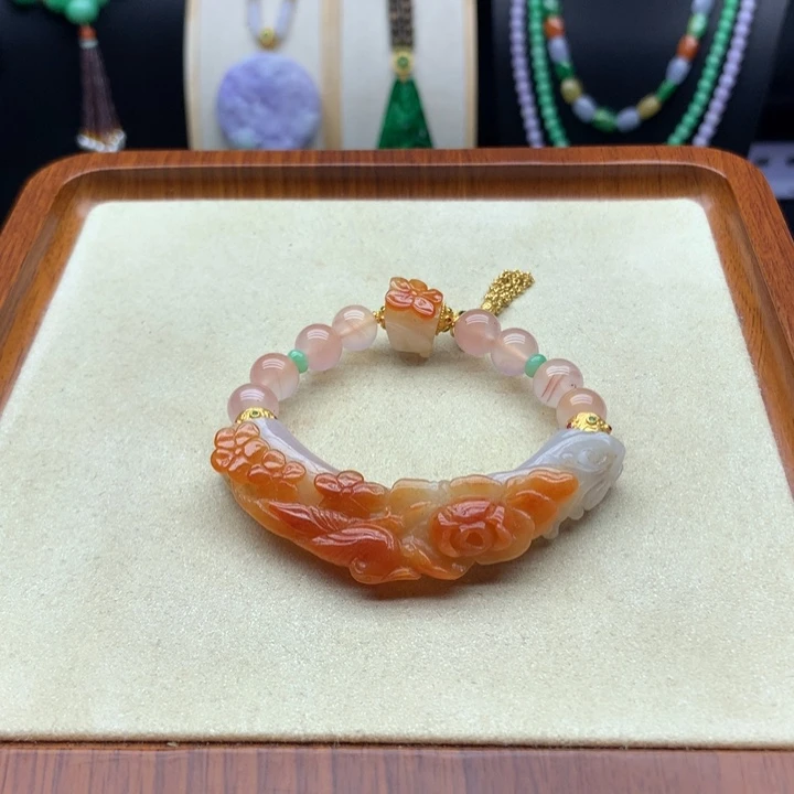 翡翠未镶嵌手镯翡翠半镯