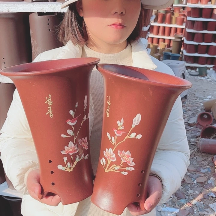 紫砂花盆宜兴紫砂精品花盆