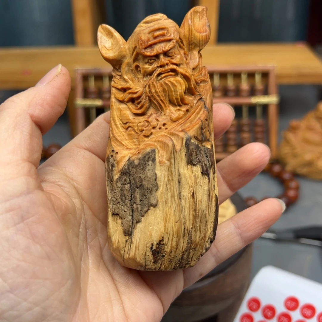 木崖柏木摆件手把件，