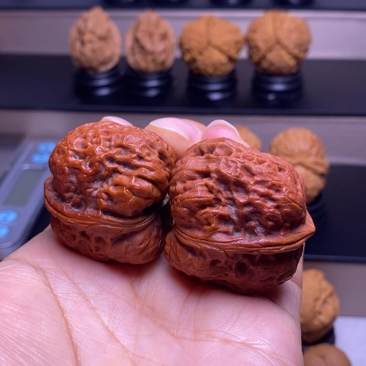 把件文玩核桃卧莲金蟾82