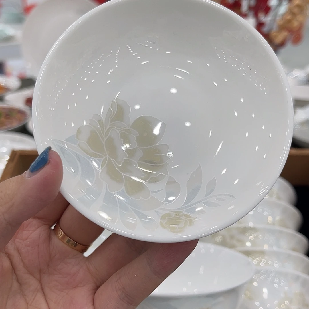 瓷鱼****1朵花倾城味碟10个装