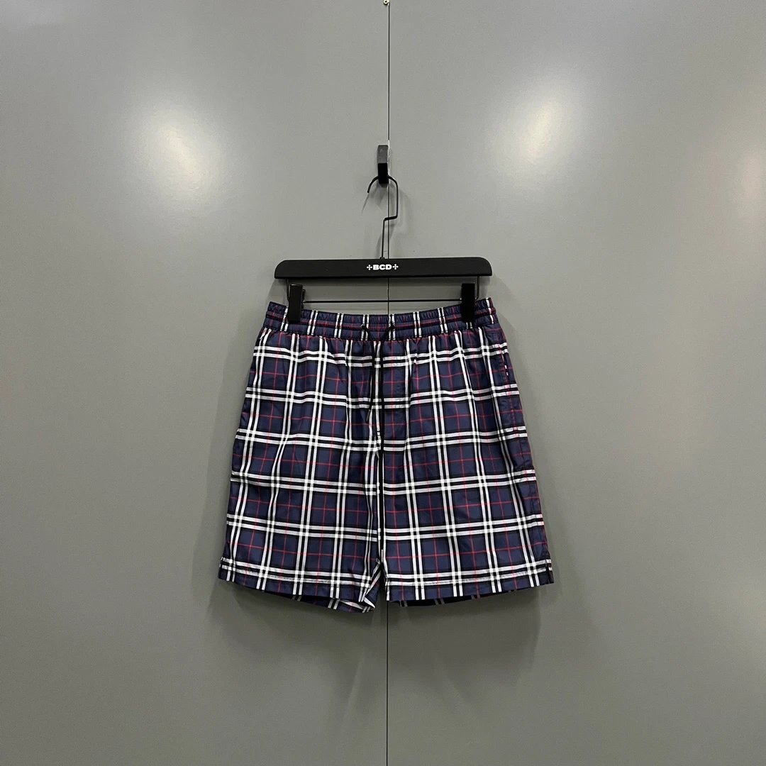 未使用 BURBERRY/博柏利 h924  016674 巴宝莉 格纹短裤 XS码