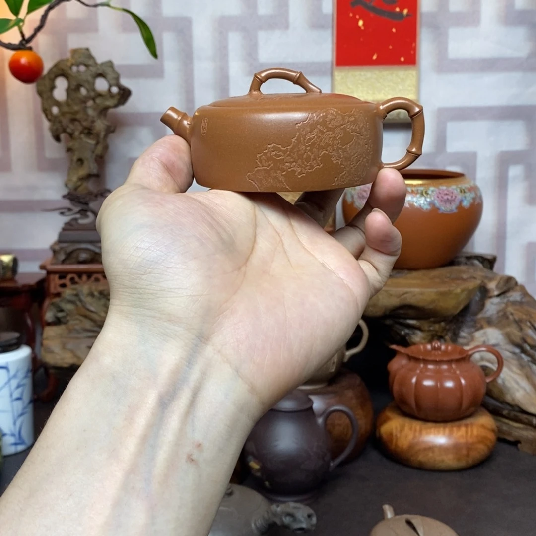 紫砂茶具降坡泥井栏竹
