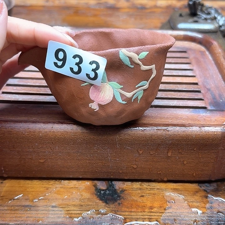 纯手工制作粗陶茶具