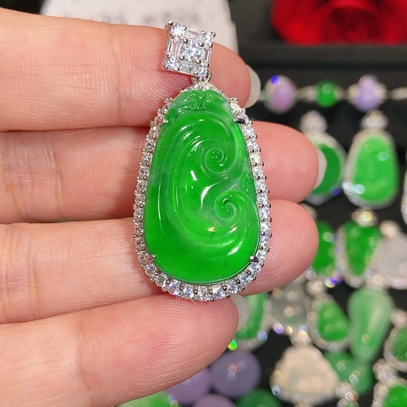 【闪购商品】颈饰未镶嵌翡翠?***?天然翡翠
