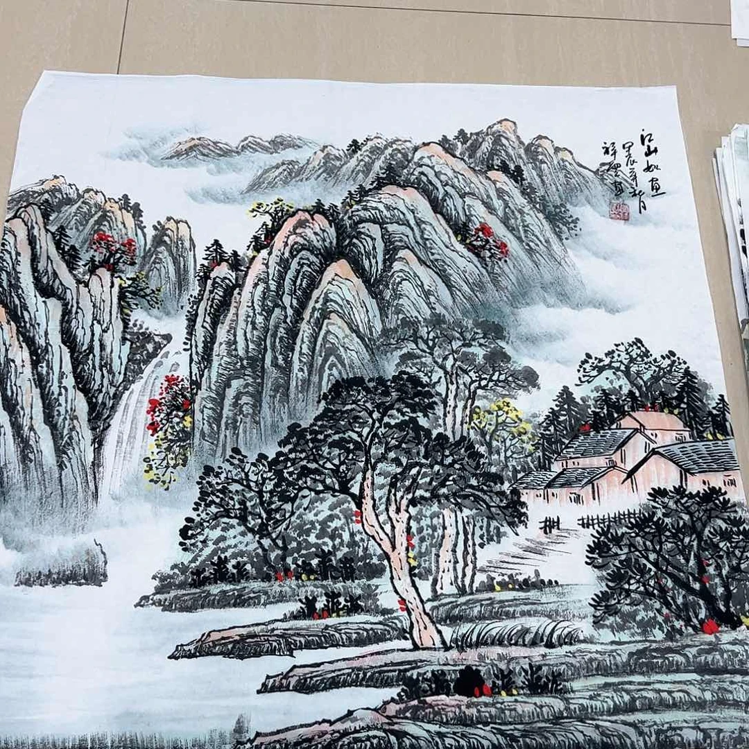 国画国画作品欣赏^_^