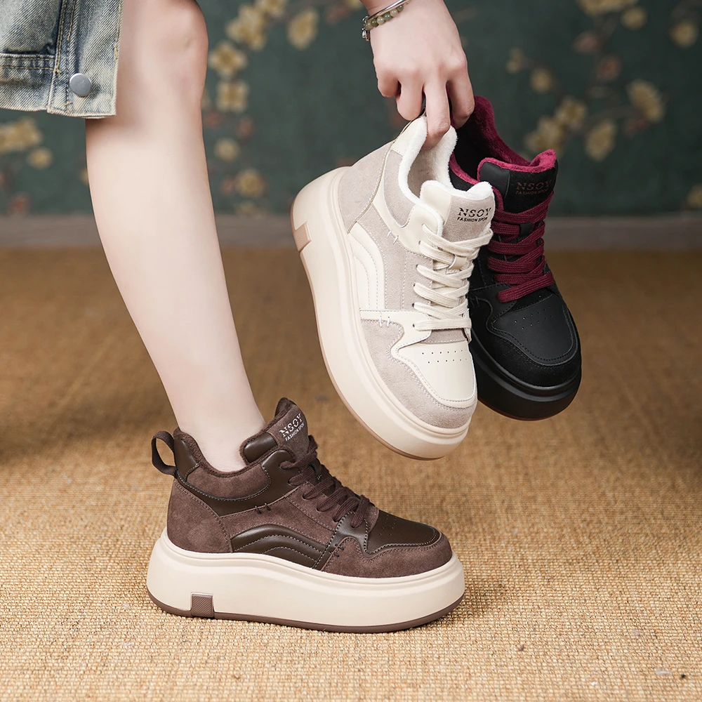 【X】高帮百搭复古鞋女款2024春夏软底新款网红休闲鞋板鞋 23785