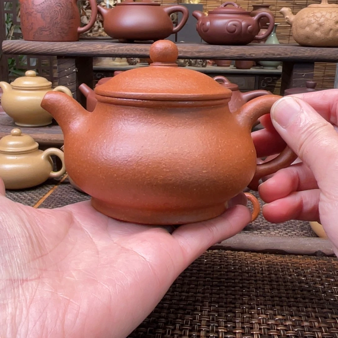 紫砂茶壶宜兴原矿紫砂手工制全220