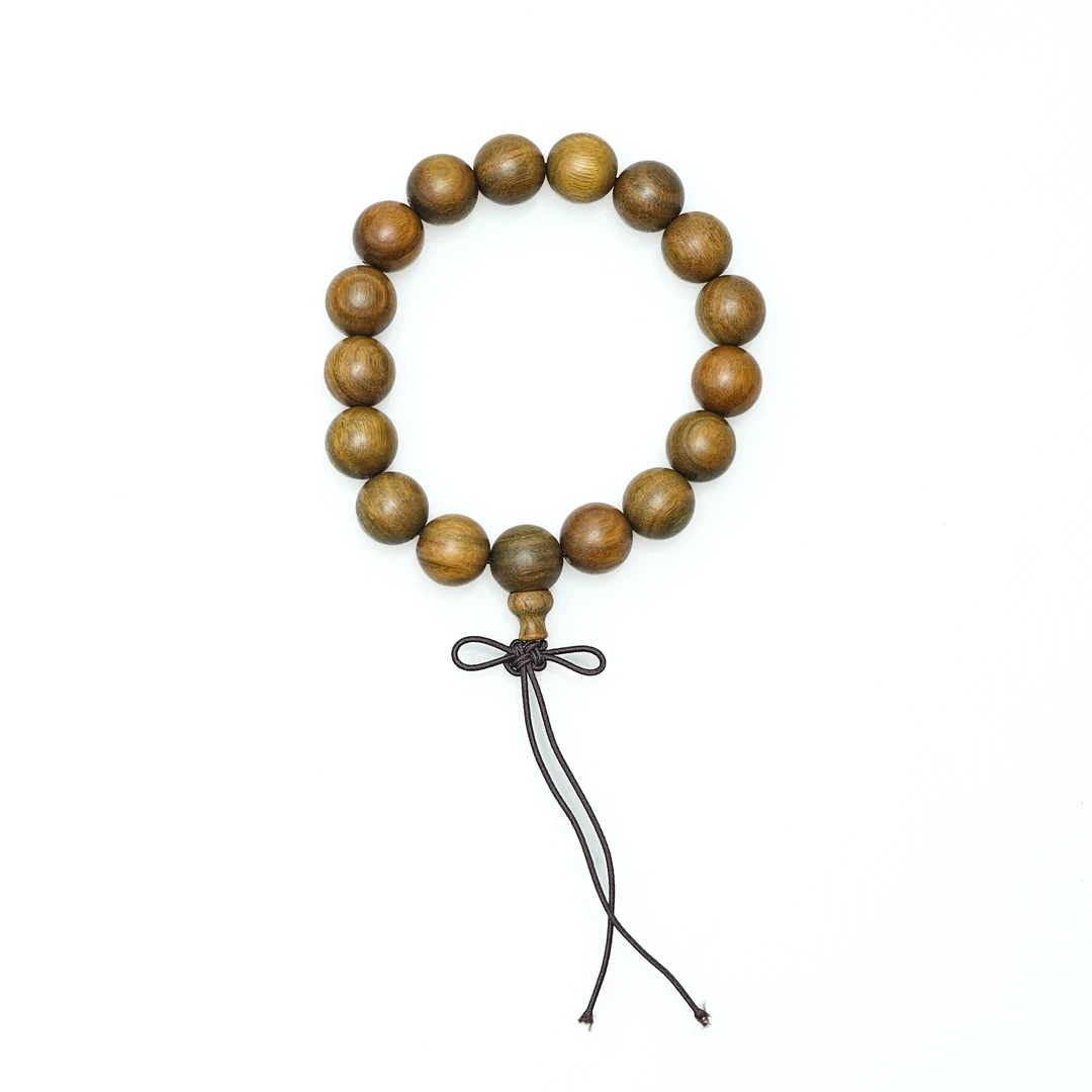 精品手串-绿檀木情侣念珠-不带礼盒