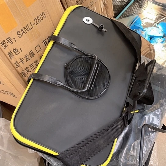 黑黄折叠活鱼桶45厘米