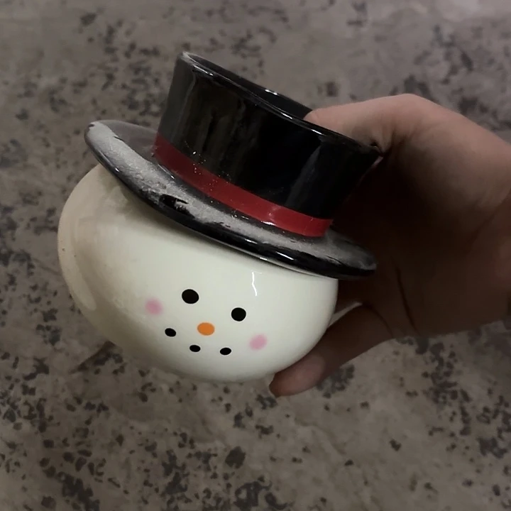 碟两个雪人工厂库存微瑕产品