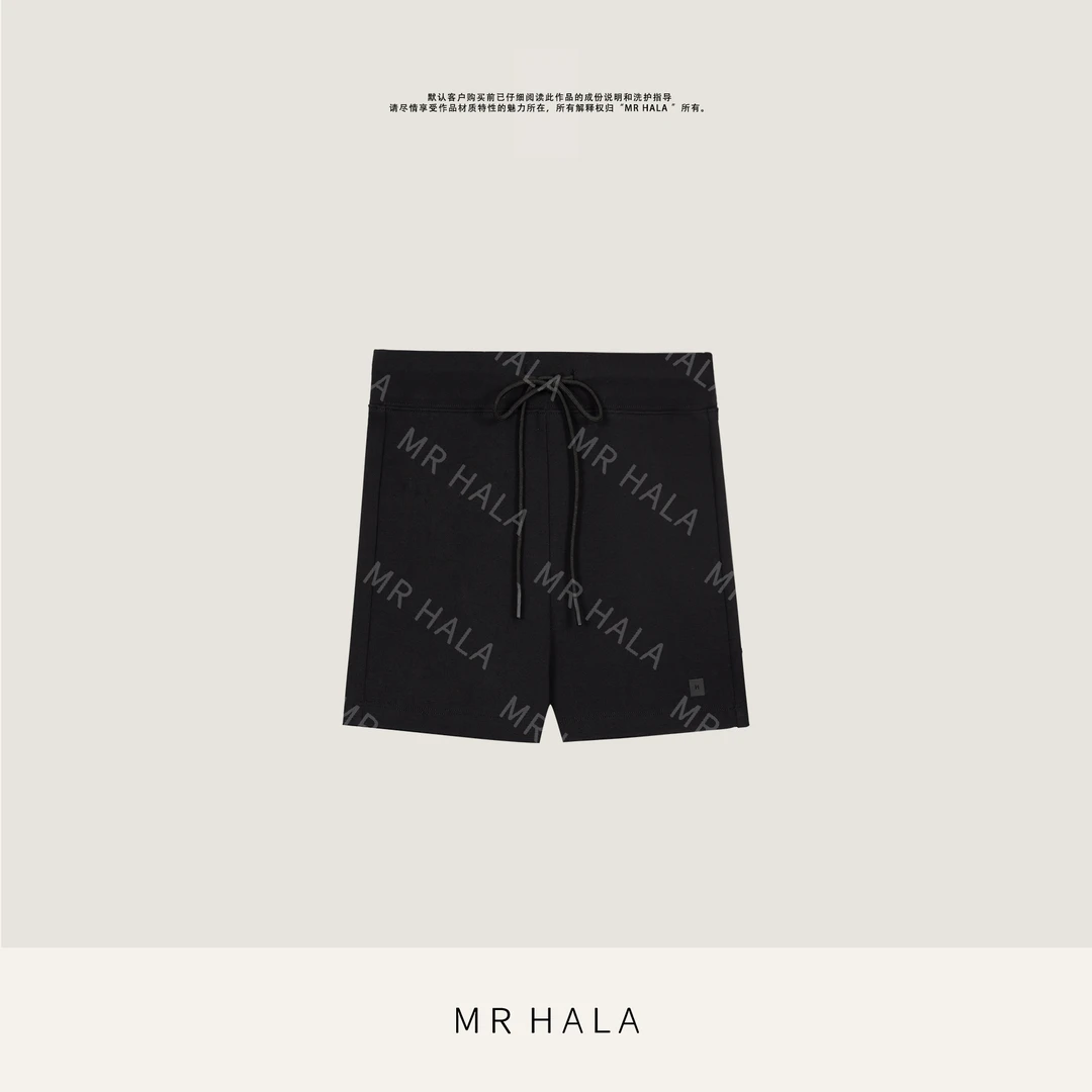 MRHALA 而川多色微弹牛绞扣短裤女 LK411113