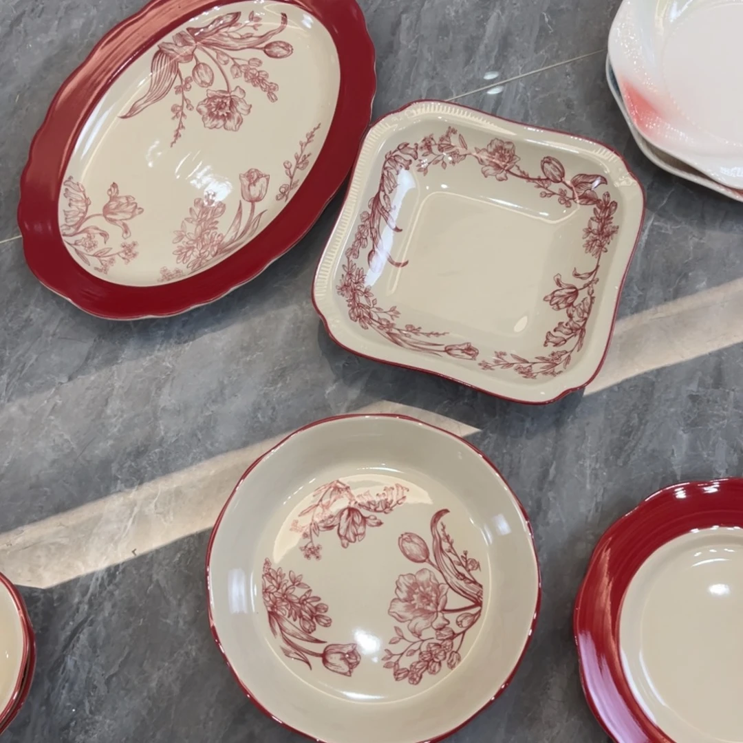 陶瓷微瑕餐具介意勿拍，满18飞！