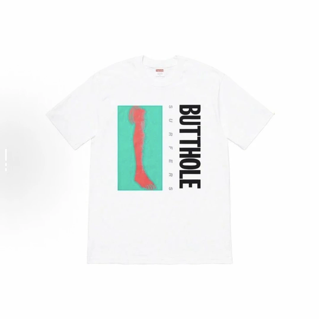 Supreme SS21 Butthole Surfers Leg Tee 冲浪者腿部短袖T恤