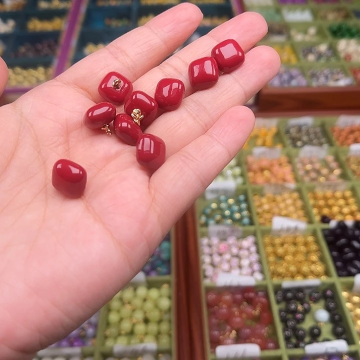 珐琅非遗传承手工圆珠扣