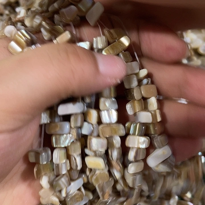 玛瑙/玉髓合金珠宝半成品3条天然企鹅贝配件