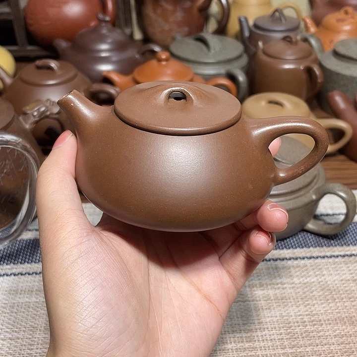 茶壶紫砂紫砂宜兴紫砂壶120cc