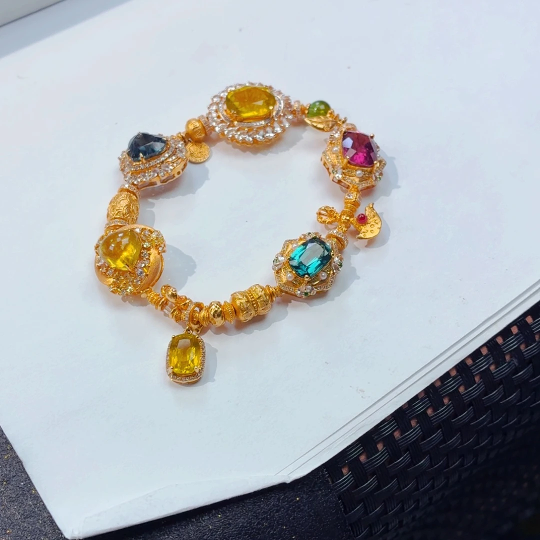 未镶嵌手链碧玺碧玺手链