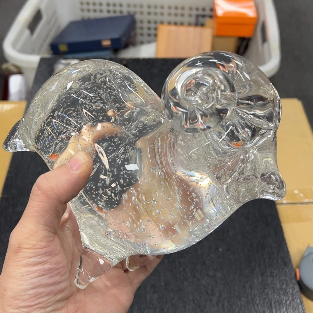 玻璃日本中古工艺品摆件