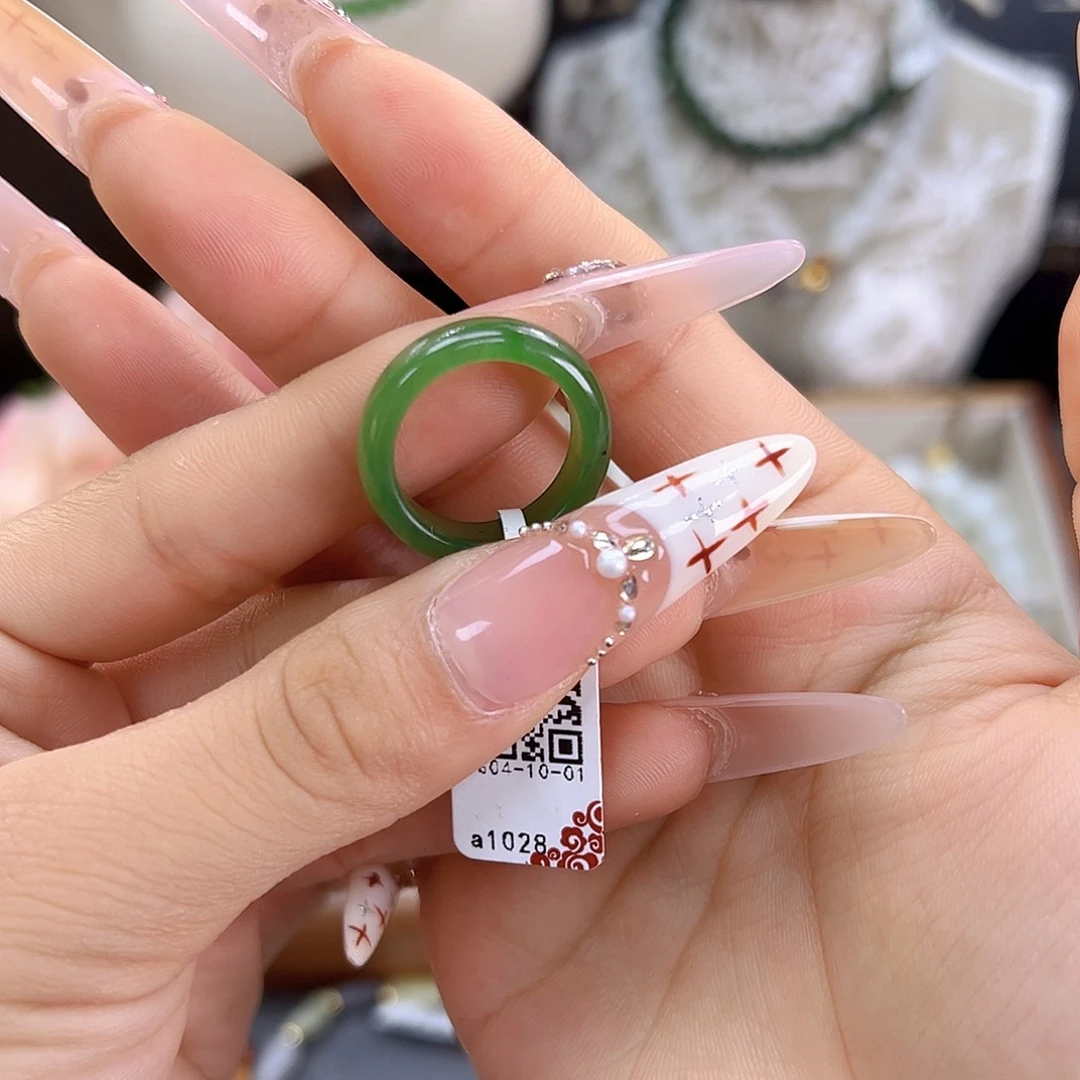 和田玉未镶嵌戒指sj