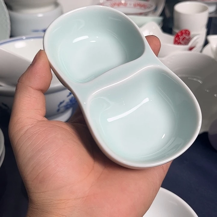 影青双味碟陶瓷的