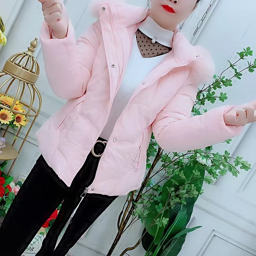 2025冬季新款修身加厚短款韩版棉衣女保暖棉服时尚百搭棉袄外套女