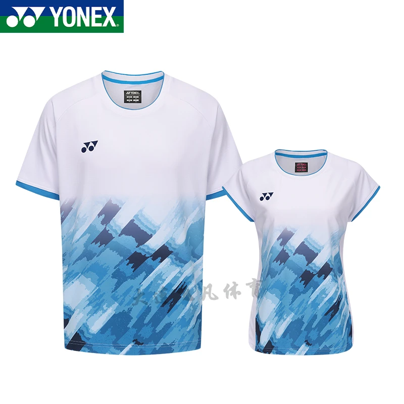 YONEX/尤尼克斯新款大赛服装球迷版短袖T恤男女款运动衫舒适透气