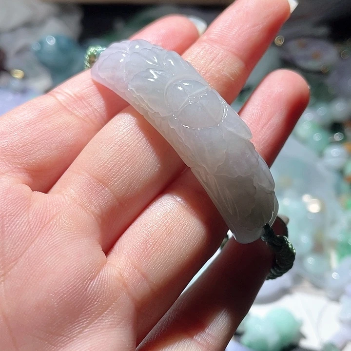 翡翠未镶嵌颈饰天然