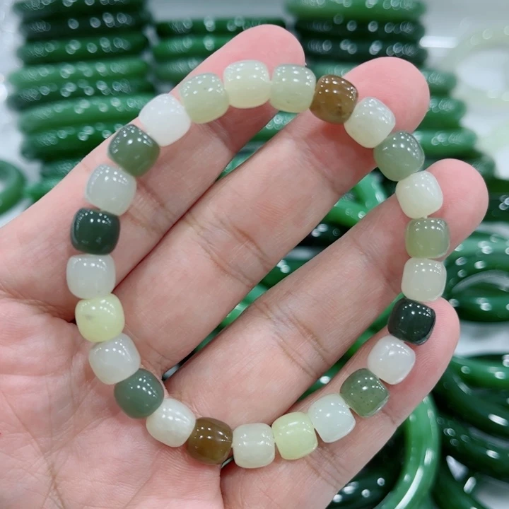 和田玉未镶嵌手链