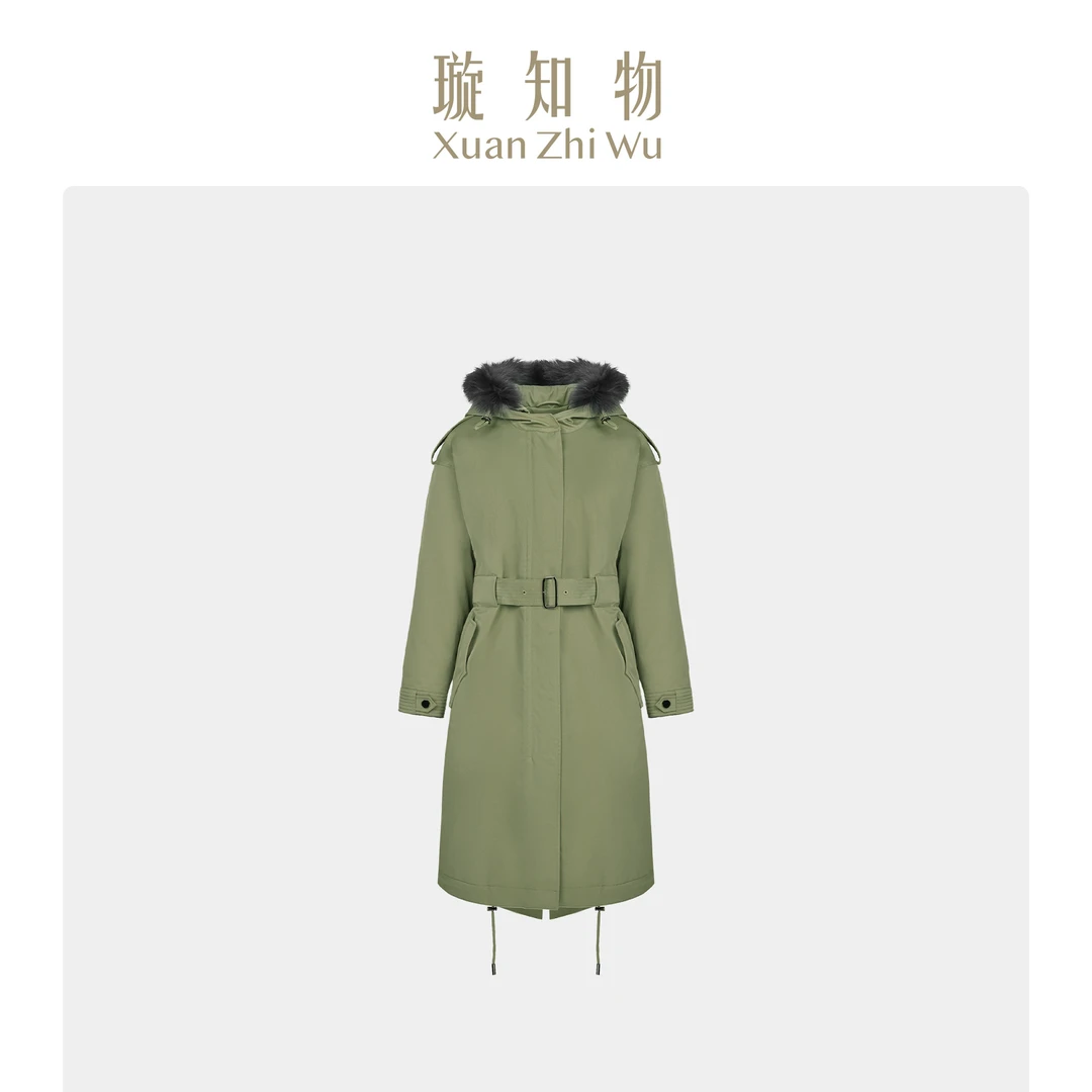 冬日恋歌羽绒服 女士中长款秋冬外套王璇原创设计