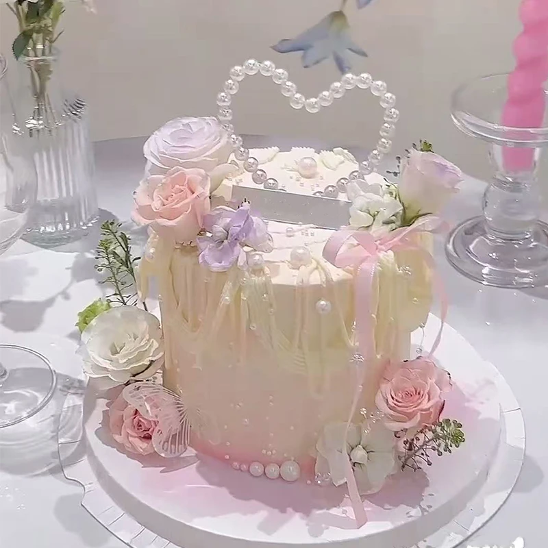 网红氛围感鲜花生日蛋糕同城配送妈妈女友闺蜜全国北京上海广州