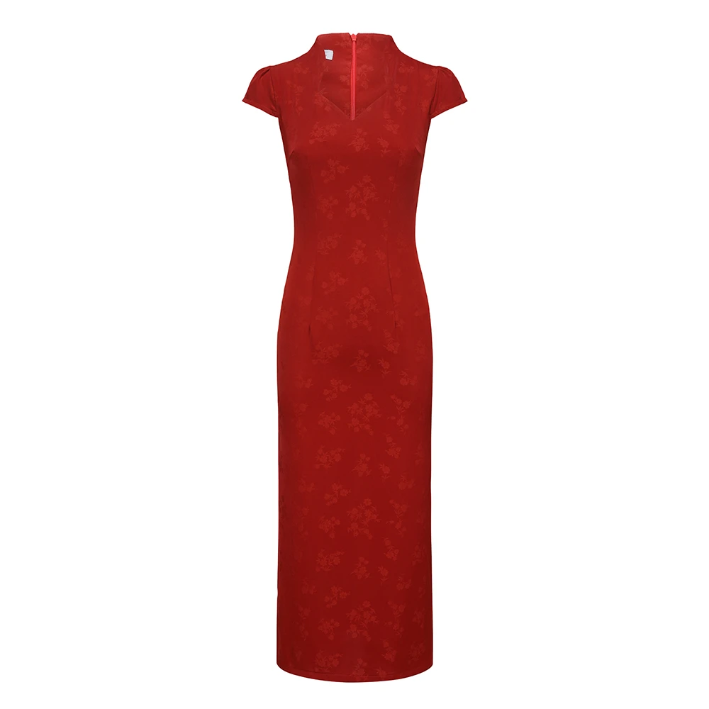 新中式改良年轻款马蹄领高考旗袍日常可穿少女修身显瘦复古连衣裙