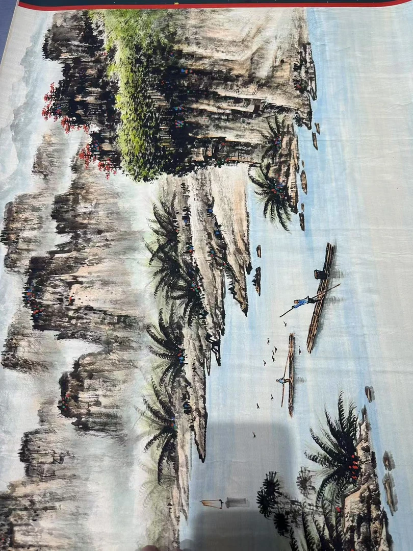 横幅七十公分长卷 月------听涛亦韵专属装饰画艺术品