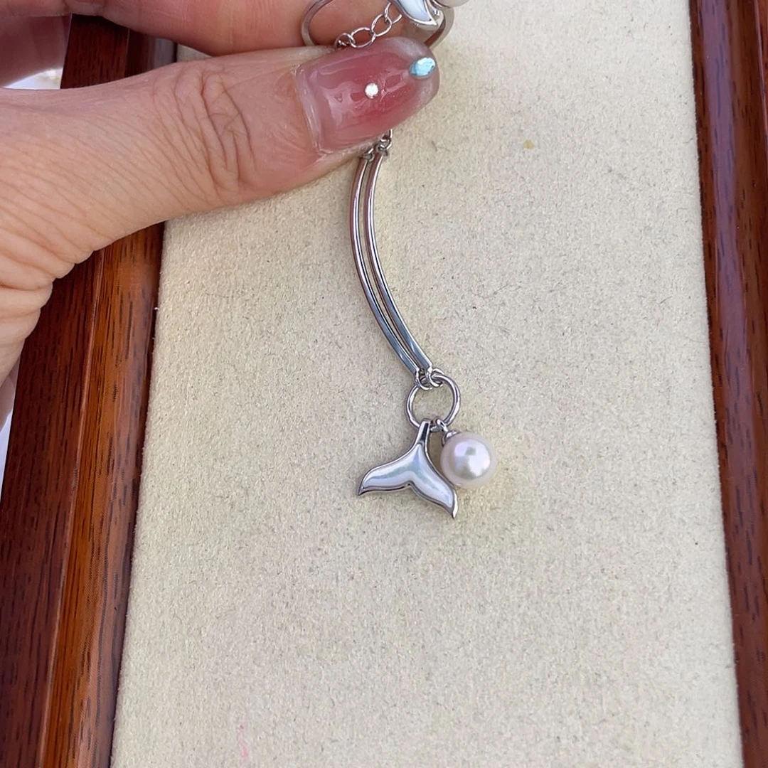 海水珍珠戒指银S925镶嵌