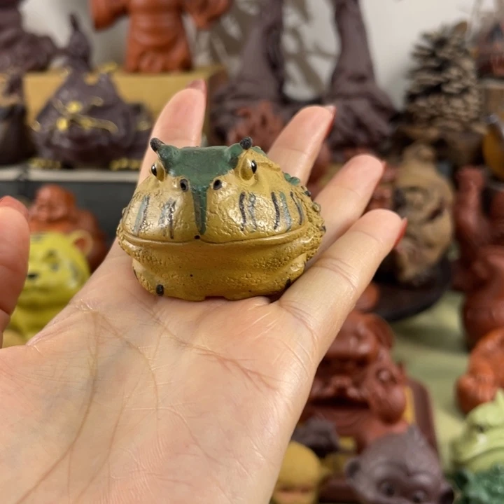 紫砂茶宠紫砂角蛙