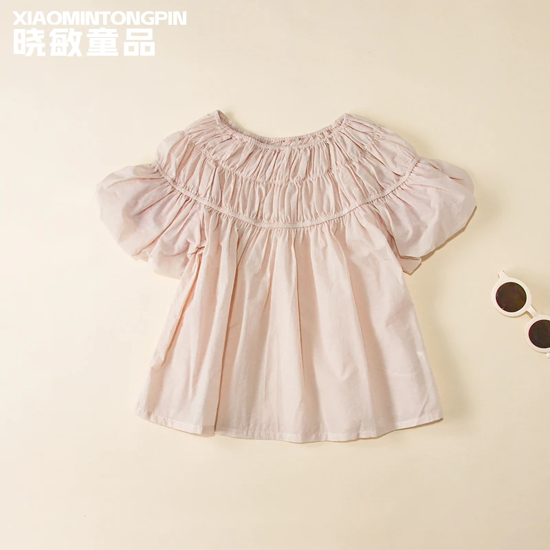 花苞袖打揽衬衫3C4440