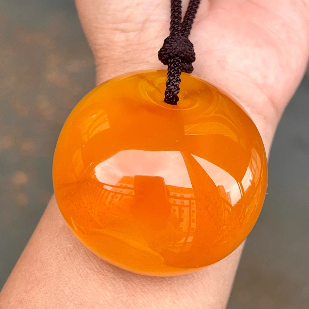 焦皮料鸡油红大公主扣