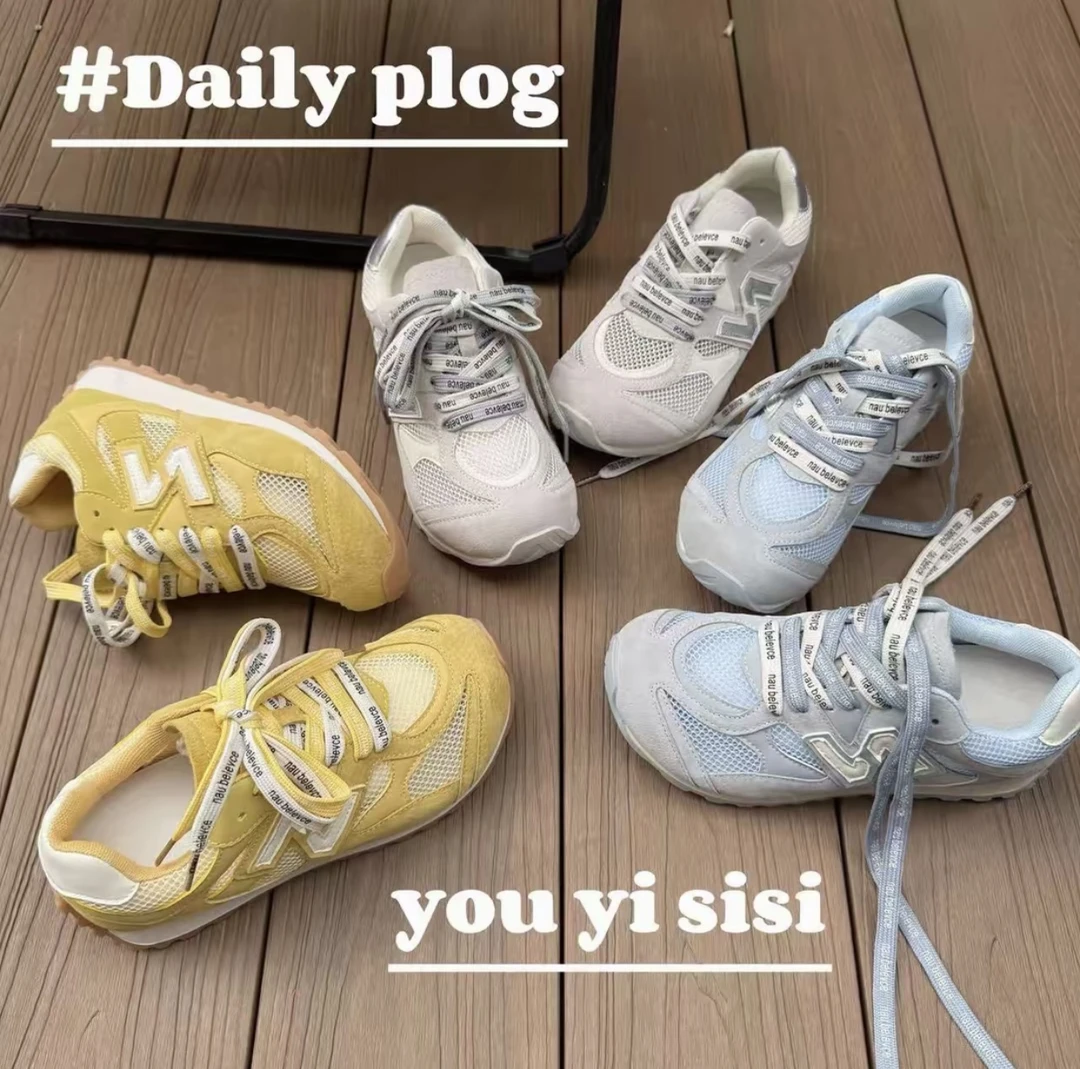 有意思思女鞋“奶呼呼”ins潮牌出游网红百搭鞋子夏季配裙子德训鞋