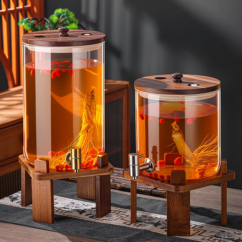 高硼硅泡酒专用酒瓶高档加厚玻璃瓶人参泡药酒玻璃瓶密封罐泡酒