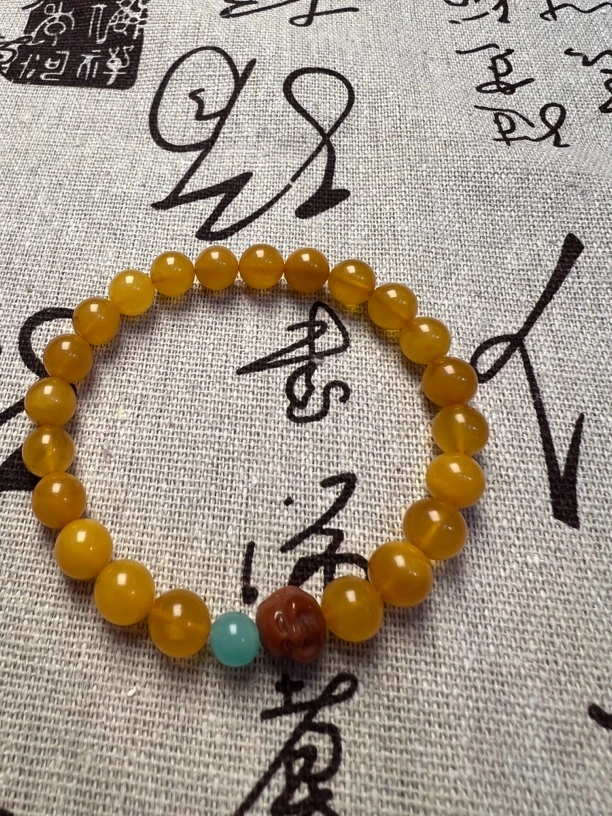 天然蜜蜡时尚手链